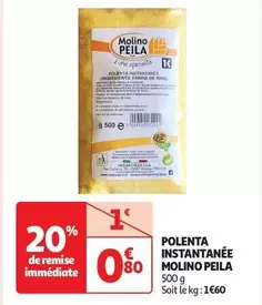 Molino Peila - Polenta Instantanée offre à 0,8€ sur Auchan Hypermarché