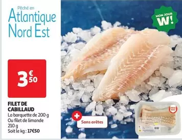 Filet De Cabillaud offre à 3,5€ sur Auchan Hypermarché