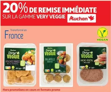 Auchan - Sur La Gamme Very Veggie offre sur Auchan Hypermarché