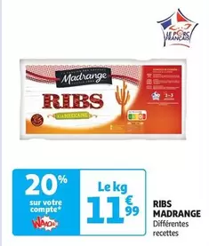 Madrange - Ribs offre à 11,99€ sur Auchan Hypermarché