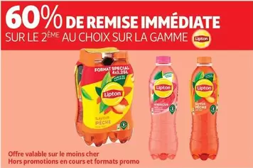 Lipton - Sur Le 2ème Au Choix Sur La Gamme offre sur Auchan Hypermarché