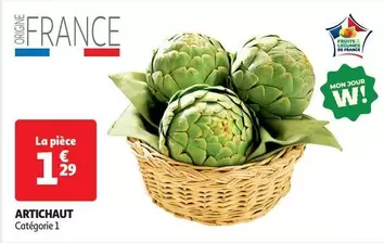 Artichaut offre à 1,29€ sur Auchan Hypermarché