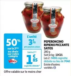 Satos - Peperoncino Ripieno Piccante offre à 3,7€ sur Auchan Hypermarché