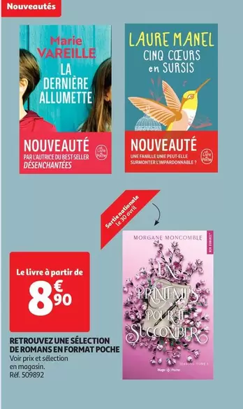 Marie - Retrouvez Une Sélection De Romans En Format Poche offre à 8,9€ sur Auchan Hypermarché