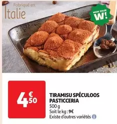 Tiramisu Spéculoos Pasticceria offre à 4,5€ sur Auchan Hypermarché