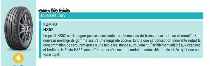 Hs52 offre sur E.Leclerc L'Auto