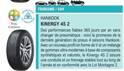 Hankook -  4s 2 offre sur E.Leclerc L'Auto