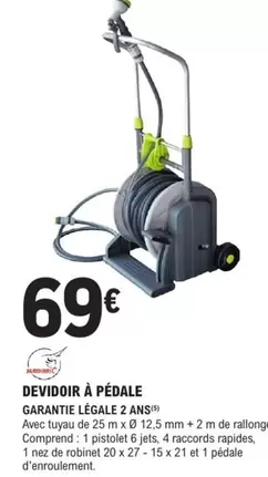 Devidoir À Pédale Garantie Égalale 2 Ans offre à 69€ sur E.Leclerc Brico