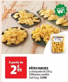 Mon - Pâtes Farcies offre à 2,99€ sur Auchan Supermarché