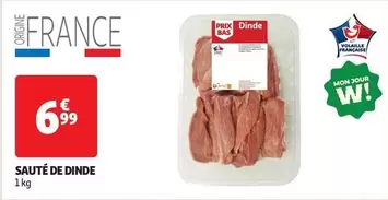 Sauté De Dinde offre à 6,99€ sur Auchan Supermarché