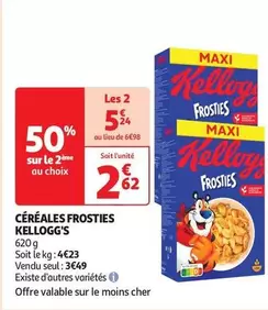 Kellogg's - Céréales Frosties offre à 2,62€ sur Auchan Supermarché