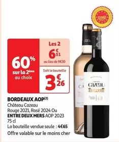 Bordeaux Aop offre à 3,26€ sur Auchan Supermarché