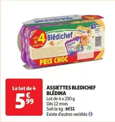 Blédina - Assiettes offre à 5,99€ sur Auchan Supermarché