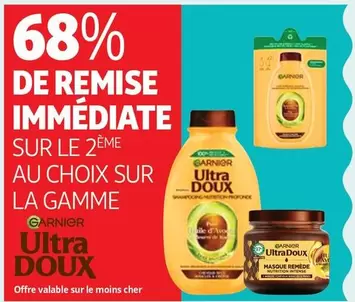 Garnier - Ultra Doux Masque offre sur Auchan Supermarché