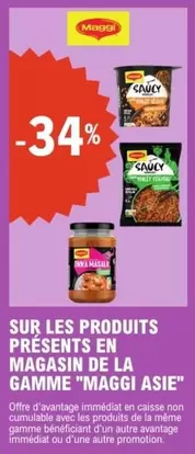 Sur Les Produits Présents En Magasin De La Gamme "maggi Asie" offre sur E.Leclerc