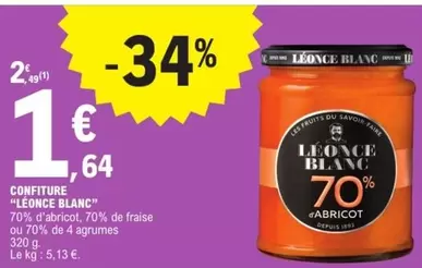 Confiture offre à 1,64€ sur E.Leclerc