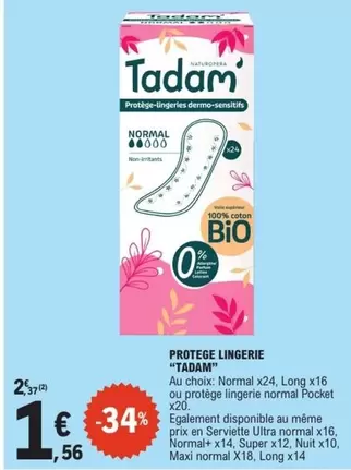 Pocket - Protege Lingerie offre à 1,56€ sur E.Leclerc