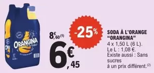 Orangina - Soda À L'Orange offre à 6,45€ sur E.Leclerc