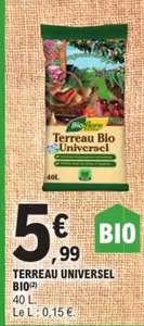 Terreau Universel offre à 5,99€ sur E.Leclerc