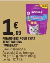 Whiskas - Friandises Pour Chat Temptations offre à 1,09€ sur E.Leclerc