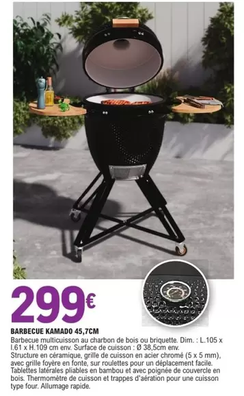 Dim - Barbecue Kamado offre à 299€ sur E.Leclerc