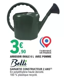 Belli - Arrosoir Ovale 6 L Avec Pomme offre à 3,9€ sur E.Leclerc