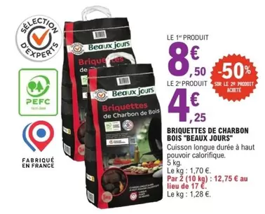 Briquettes De Charbon Bois offre à 8,5€ sur E.Leclerc