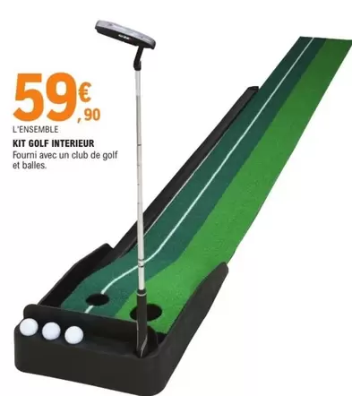 Kit Golf Interieur offre à 59,9€ sur E.Leclerc