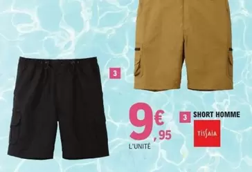 Short Homme offre à 9,95€ sur E.Leclerc