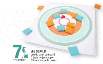 Jeu De Palet offre à 7,9€ sur E.Leclerc