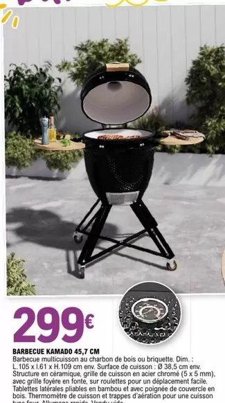 Dim - Barbecue Kamado offre à 299€ sur E.Leclerc
