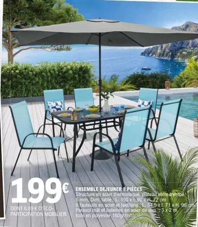 Dim - Ensemble Dejeuner & Pieces offre à 199€ sur E.Leclerc