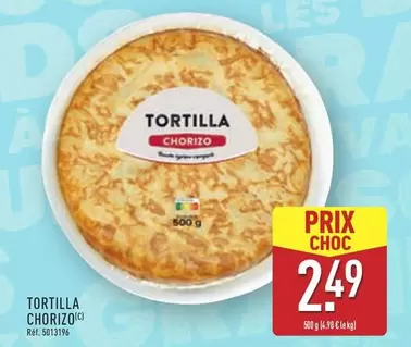Tortilla Chorizo offre à 249€ sur Aldi