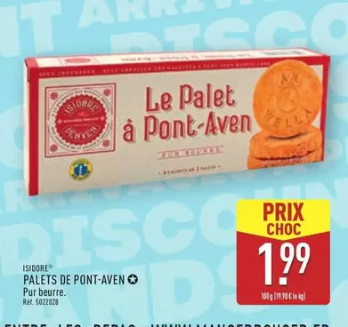 Palets De Pont-aven offre à 1,99€ sur Aldi