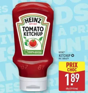 Heinz - Ketchup offre à 1,89€ sur Aldi