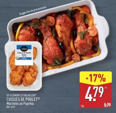 Cuisses De Poulet offre à 4,79€ sur Aldi