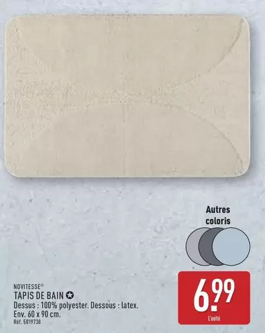 Tapis De Bain offre à 6,99€ sur Aldi