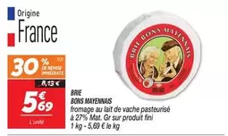 Bons Mayennais - Brie offre à 5,69€ sur Netto