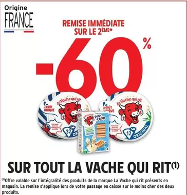 La vache qui rit - Sur Tout La Vache Qui Rit offre sur Intermarché Hyper