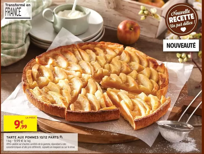 Tarte Aux Pommes 10/72 Parts offre à 9,99€ sur Intermarché Hyper