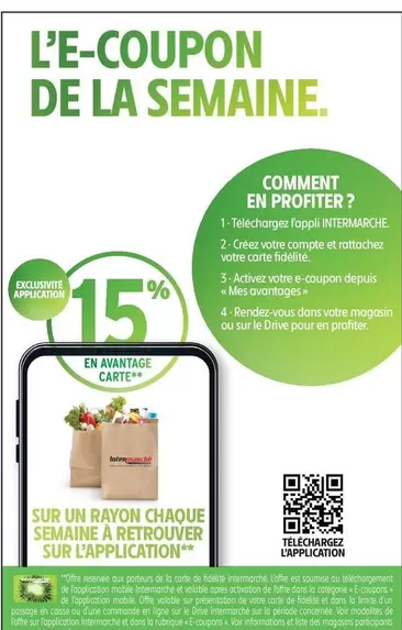 Sur Un Rayon Chaque Semaine A Retrouver Sur L'application offre sur Intermarché Express