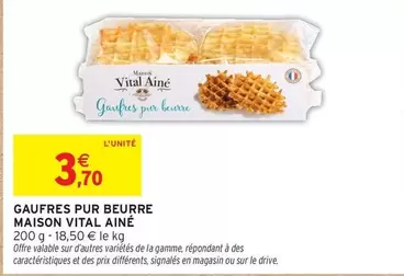 Gaufres Pur Beurre offre à 3,7€ sur Intermarché Contact