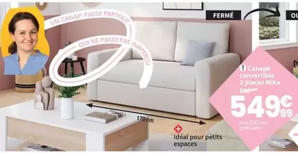 Ferm - Canapé D'ouverture offre à 549,99€ sur Conforama