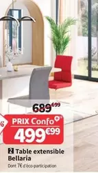 Table Extensible Bellaria offre à 499,99€ sur Conforama