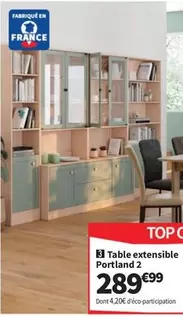 Portland - Table Extensible  2 offre à 289,99€ sur Conforama