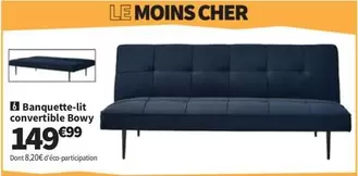 Banquette-lit Convertible Bowy offre à 149,99€ sur Conforama