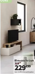 Meuble Tv Craft offre à 229,99€ sur Conforama