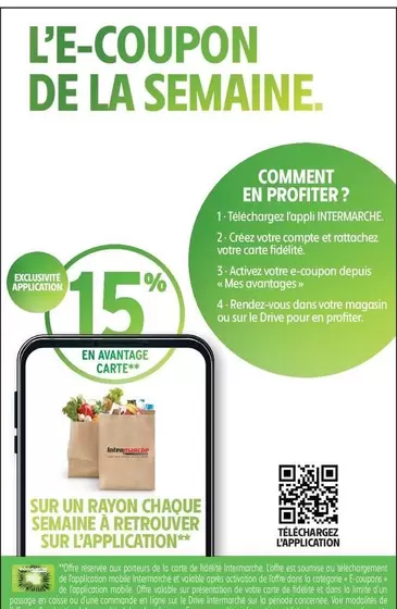 Sur Un Rayon Chaque Semaine À Retrouver Sur L'appliation offre sur Intermarché