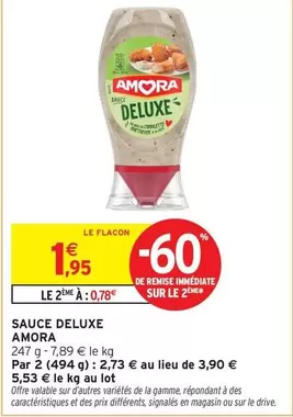 Amora - Sauce Deluxe offre à 1,95€ sur Intermarché