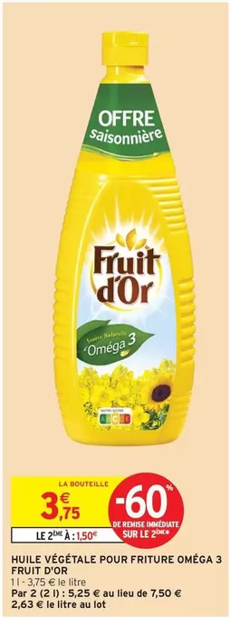 Purina - Huile D'or offre à 3,75€ sur Intermarché